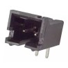 TE Connectivity AMPMODU MTE Series Right Angle Through Hole PCB Header, 2 Contact(s), 2.54 mm Pitch, 1 Row 5-103635-1