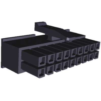 TE Connectivity Micro MATE-N-LOK Female Connector Housing 3 mm Pitch 18 Way 2 Row Straight 1-794617-8