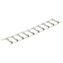 TE Connectivity AMPMODU MOD IV Series Female Crimp Terminal 3A Current Gold Plated Bronze Phosphor Bronze Contact 2-87195-4