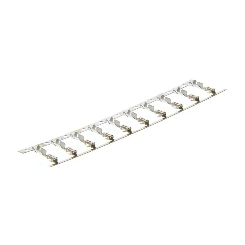 TE Connectivity AMPMODU MOD IV Series Female Crimp Terminal 3A Current Gold Plated Bronze Phosphor Bronze Contact 2-87195-4