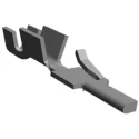 TE Connectivity Micro-MaTch Series Male Crimp Terminal, 1.5A Current, 8.65mm Length, 28-24 AWG 338096-1