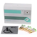 Hoyles Disabled Persons Toilet Alarm Kit, Battery Powered, BS8300 and Disability Discrimination Act Compliant A600LKITB
