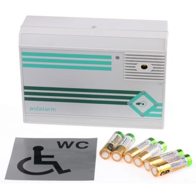 Hoyles Disabled Persons Toilet Alarm Kit, Battery Powered, BS8300 and Disability Discrimination Act Compliant A600LKITB