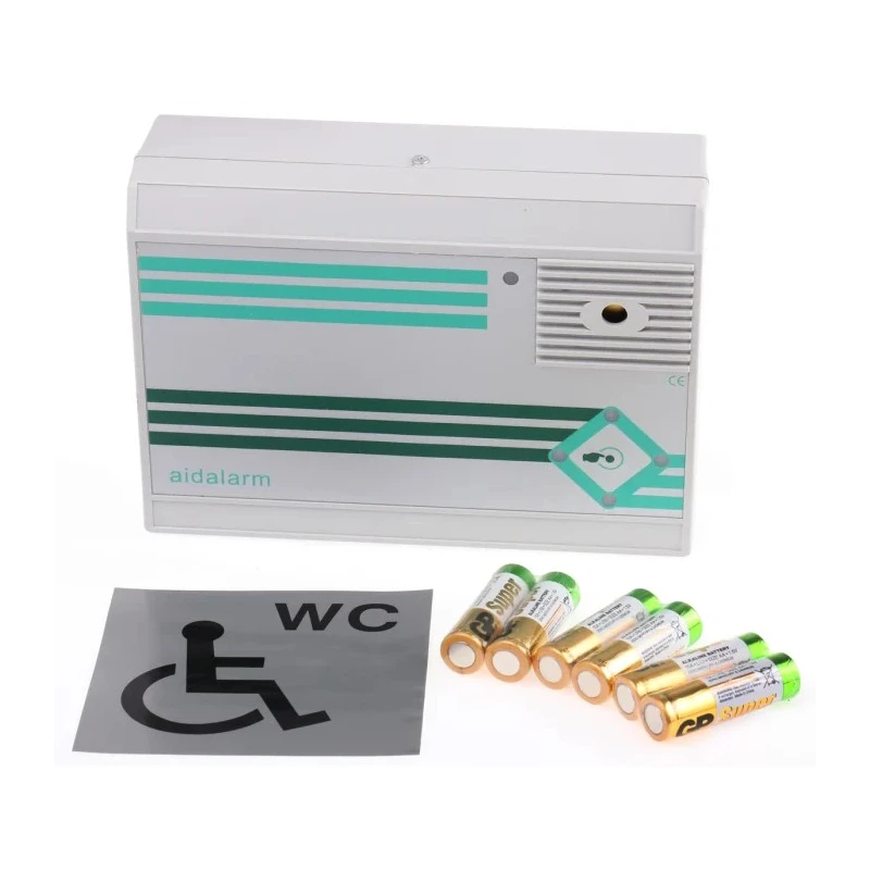 Hoyles Disabled Persons Toilet Alarm Kit, Battery Powered, BS8300 and Disability Discrimination Act Compliant A600LKITB