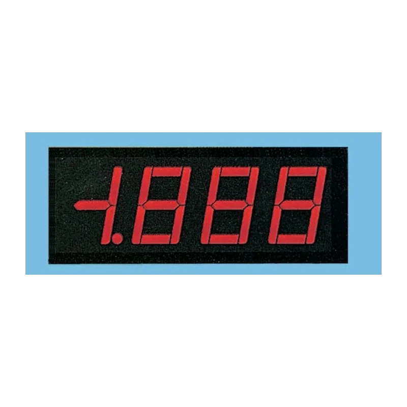 Murata Power Solutions Digital Voltmeter DC 22.3 mm Cutout Height 53.8 mm Depth 19.6 mm DMS-30PC-0-GS-C