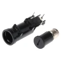 Schurter 16A PCB Mount Fuse Holder for 6.3 x 32 mm, 500V AC, Thermoset Body, Slotted Cap, Solder Terminal 0031.2520