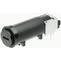 Schurter 16A PCB Mount Fuse Holder for 5 x 20 mm, 500V AC Thermoset Body, Slotted Cap 0031.2510
