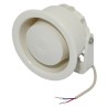 Visaton 6W White Re-Entrant Horn Speaker 100mm Diameter 4.4kHz Max Frequency DK 133 100 V