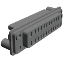 TE Connectivity Blind Mate Female Connector Housing 5 mm Pitch 24 Way 2 Row Straight 5172625-3