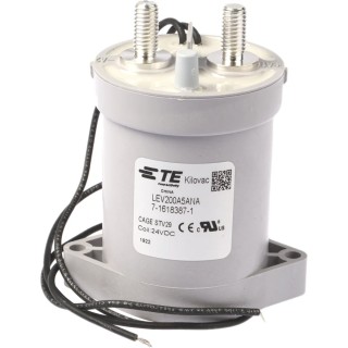 TE Connectivity LEV200 Power Contactor 24V DC Coil, 1-Pole, 500A, 1 NO, 900V DC LEV200