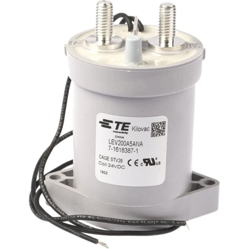 TE Connectivity LEV200 Power Contactor 24V DC Coil, 1-Pole, 500A, 1 NO, 900V DC LEV200