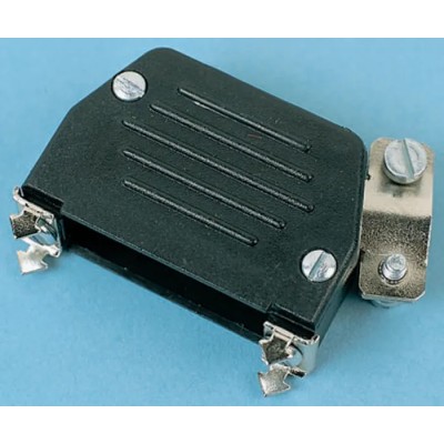 MH Connectors MHED Series Thermoplastic Vertical D-Sub Backshell 37 Way Strain Relief DS-37OF