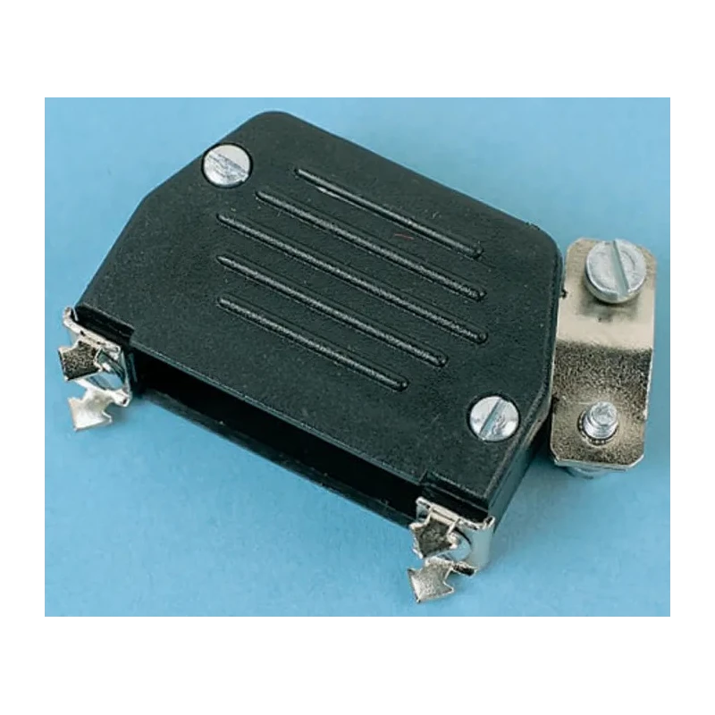 MH Connectors MHED Series Thermoplastic Vertical D-Sub Backshell 37 Way Strain Relief DS-37OF