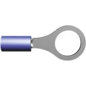 TE Connectivity PIDG Insulated Ring Terminal M5 Stud Size 16 AWG 14 AWG Wire Size Blue 2-36160-1