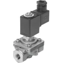 Festo Solenoid Valve 1/4 in G Brass Body 10 bar 1.92L/min 2/2 Closed Monostable VZWF-B-L-M22C-G14-135-E-1P4-10-R1