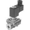 Festo Solenoid Valve 1/4 in G Brass Body 10 bar 1.92L/min 2/2 Closed Monostable VZWF-B-L-M22C-G14-135-E-1P4-10-R1