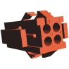 TE Connectivity Miniature Rectangular II Female Connector Housing 4 Way 2 Row Straight 4.19 mm Pitch 1-640509-0
