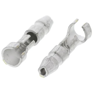 TE Connectivity Uninsulated Crimp Bullet Connector 20 AWG to 14 AWG, 3.5 mm Bullet diameter Male 170020-1