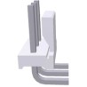 TE Connectivity MTA-156 Series Right Angle Through Hole Pin Header, 3 Contacts, 3.96 mm Pitch, 1 Row, Unshrouded 640387-3