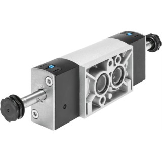 Festo Pneumatic Solenoid Valve 5/2 Electric NPT Threaded Port 1/4 in 8 bar Max Operating Pressure VSNC-FT-B52-D-G14-FN