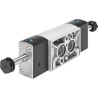 Festo Pneumatic Solenoid Valve 5/2 Electric NPT Threaded Port 1/4 in 8 bar Max Operating Pressure VSNC-FT-B52-D-G14-FN
