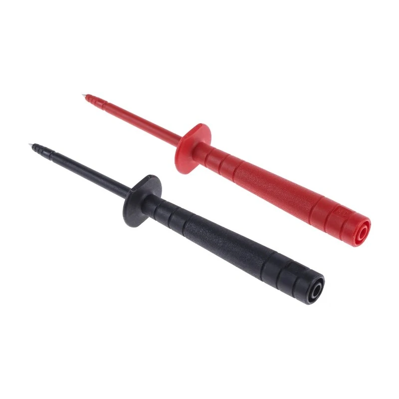 Fluke Test Probe High-Voltage 1000V Rated Red and Black Insulated Handheld Electrical Test Probe TP80