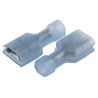 TE Connectivity Ultra-Fast .250 Blue Insulated Female Spade Connector Crimp 6.35 x 0.81 mm Tab Size 16 AWG to 14 3-520117-2