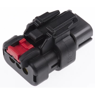 TE Connectivity AMPSEAL 16 Automotive Connector Male Grey Cable 3 Way Crimp Termination 776429-2