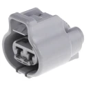 TE Connectivity Automotive Connector Male Grey Cable 2 Way Crimp Termination 6-176146-6