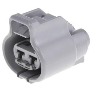 TE Connectivity Automotive Connector Male Grey Cable 2 Way Crimp Termination 6-176146-6