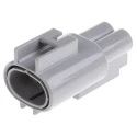 TE Connectivity Automotive Connector Female 2 Way Crimp Termination 25A Cable Mount Grey .187 Series 6-176143-6