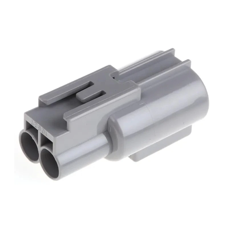 TE Connectivity Automotive Connector Female 2 Way Crimp Termination 25A Cable Mount Grey .187 Series 6-176143-6