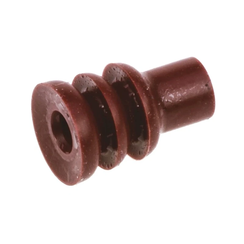 TE Connectivity Automotive Connector Seal Econoseal J Mark II Male Seal Plug Silicone Housing 5.3x5.3x8.3mm 1-172888-3