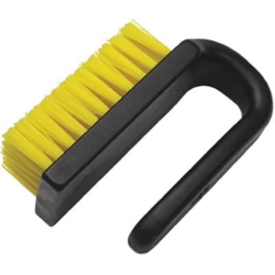 Menda Anti-Static Brush Curved Handle Nylon Bristles Polypropylene 122mm Overall Length 35689