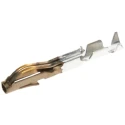 TE Connectivity Twin Leaf Series Female Crimp Terminal 5A Current Gold Plating 24-20 AWG 17.27mm Length 5-583853-3
