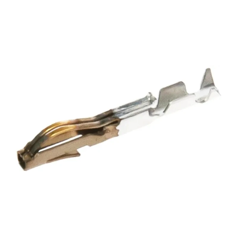 TE Connectivity Twin Leaf Series Female Crimp Terminal 5A Current Gold Plating 24-20 AWG 17.27mm Length 5-583853-3