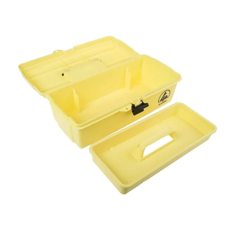 Menda Dissipative Polypropylene ESD Storage Box 368 mm (L) x 191 mm (W) x 127 mm (H) Model 35870