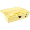 Menda Dissipative Polypropylene ESD Storage Box 368 mm (L) x 191 mm (W) x 127 mm (H) Model 35870