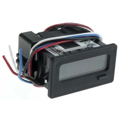 Red Lion 8 Digit Lithium Battery-Powered Digital Counter Manual Reset Large LCD Display CUB7CCR0
