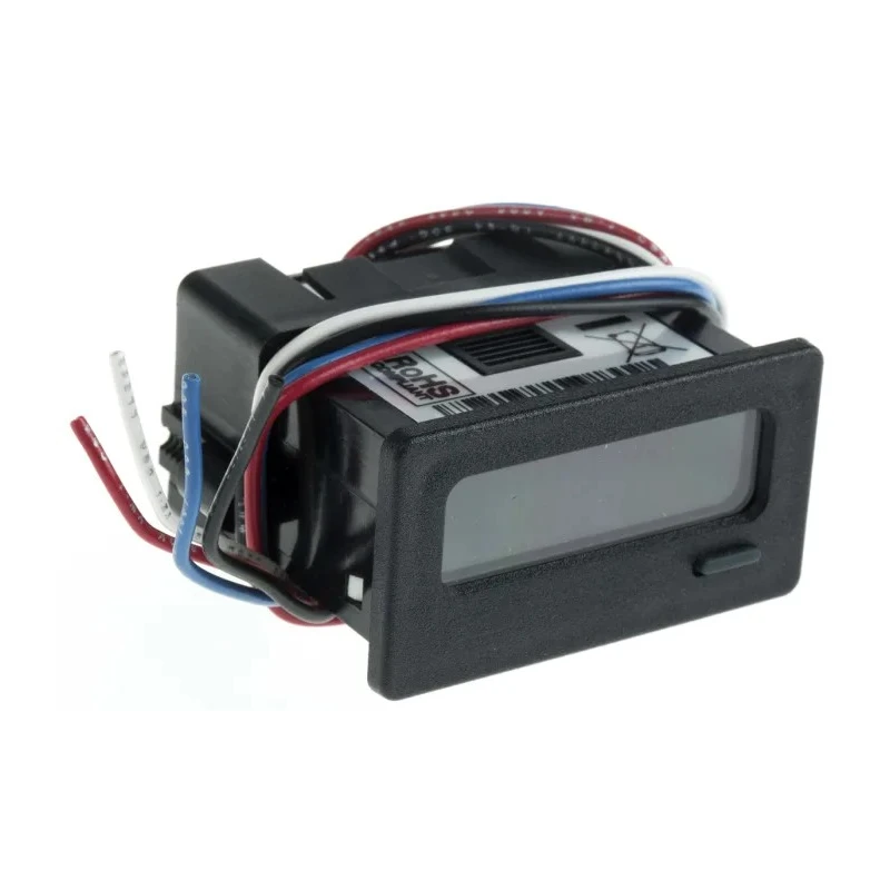 Red Lion 8 Digit Lithium Battery-Powered Digital Counter Manual Reset Large LCD Display CUB7CCR0