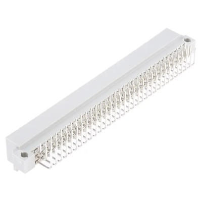 TE Connectivity Eurocard 96 Way 2.54 mm Pitch DIN 41612 Connector Through Hole, Type C/2, Solder Class C2, 3 Row 650947-5