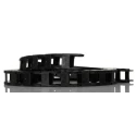 Igus Black Cable Trunking e-chain, W26mm x D23 mm, Length 1m, 75 mm Minimum Bend Radius, Material Igumid G W26mm