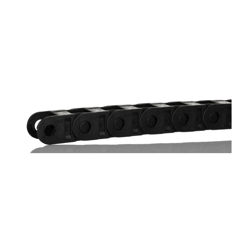 Igus Black Cable Trunking e-chain, W26mm x D23 mm, Length 1m, 75 mm Minimum Bend Radius, Material Igumid G W26mm