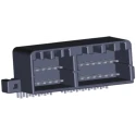 TE Connectivity MULTILOCK 040 II Female Connector Housing 28 Way 2.5 mm Pitch 2 Row Right Angle 175976-2