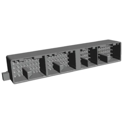 TE Connectivity MULTILOCK 040/070 II Female Connector Housing 3.3 mm Pitch 126 Way 4 Row Right Angle 1-353222-6