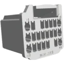 TE Connectivity MULTILOCK 040 Female Connector Housing 2.5 mm Pitch 22 Way 3 Row Straight 353028-1