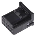 TE Connectivity MULTILOCK 025 Automotive Connector Male Black Cable 12 Way Crimp Termination 1376675-1