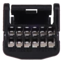 TE Connectivity MULTILOCK 025 Automotive Connector Male Black Cable 12 Way Crimp Termination 1376675-1