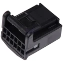 TE Connectivity MULTILOCK 025 Automotive Connector Male Black Cable 12 Way Crimp Termination 1376675-1