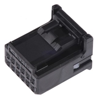 TE Connectivity MULTILOCK 025 Automotive Connector Male Black Cable 12 Way Crimp Termination 1376675-1